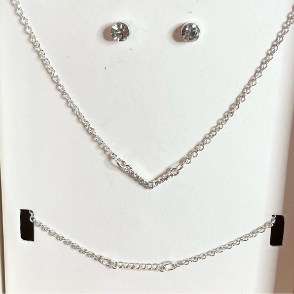 Minimalist earrings,necklace,bracelet - Picture 2 of 6